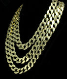 Chunky Miami Cuban Link Necklace 14k Gold Plated Choker Hip Hop Chain 7 - 30"
