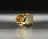 Icy Single Tooth Cz Grill Cap Custom Fit 14k Gold Plated Grillz w/Mold Hip Hop