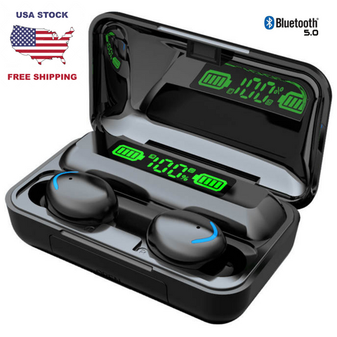 Bluetooth 5.0 Earbuds True Wireless Earphone IPX7 Waterproof Premium Sound